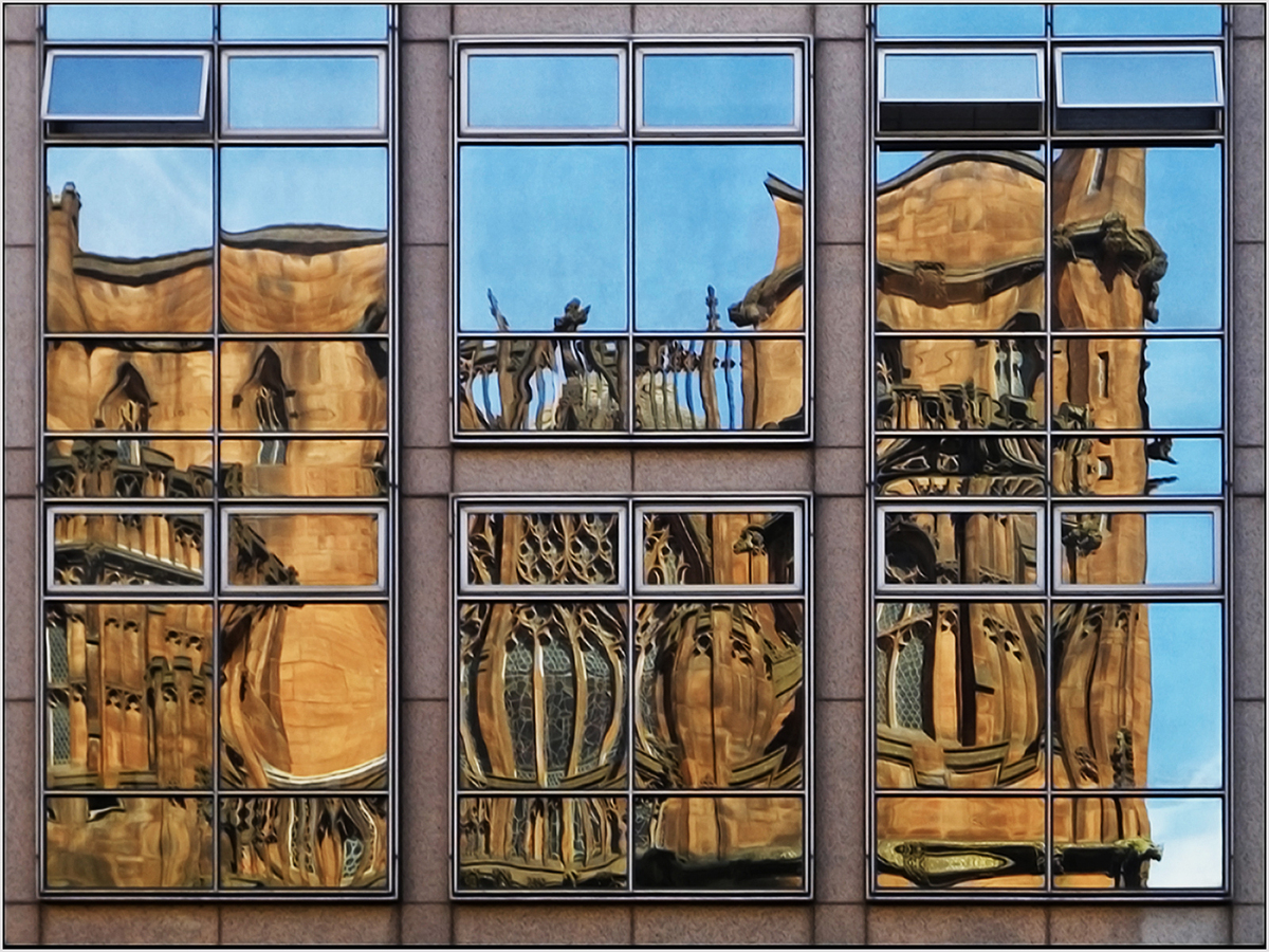 Commended - New Reflecting Old - Manchester by Fernley Stribling